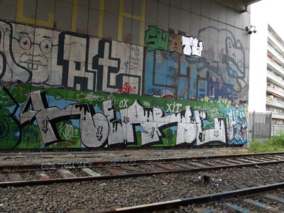photo graffiti Paris 19eme arrondissement